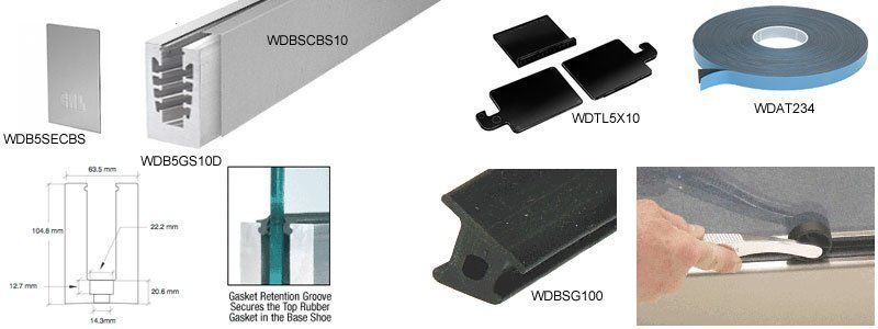 Taper-Loc For 12mm Toughened Glass Balustrades & Railings - Image 2