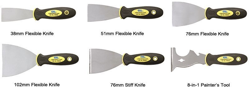 Soft Grip Putty Knives